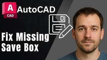 AutoCAD: Fix "Save As" Dialog Box Not Appearing (2025 Tutorial)
