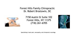 Chiropractic and Chiropractor Forest Hills NY-Dr. Brostowin 718-261-6705