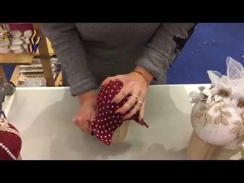 Video tutorial rivestimento palline di polistirolo con pannolenci 