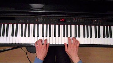 Online Piano Scales: D Minor Natural Contrary Motion  Tutorial