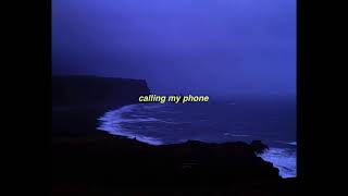 lil tjay ft. 6lack - calling my phone (slowed + reverb)
