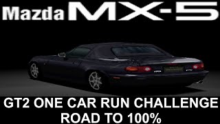 Gran Turismo 2 - One Car Challenge with a Mazda MX-5 Miata