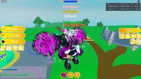 (Fast Lifting Simulator) Blood + Darkness : Stage 18