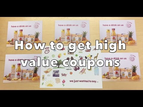 How to get more high-value coupons!