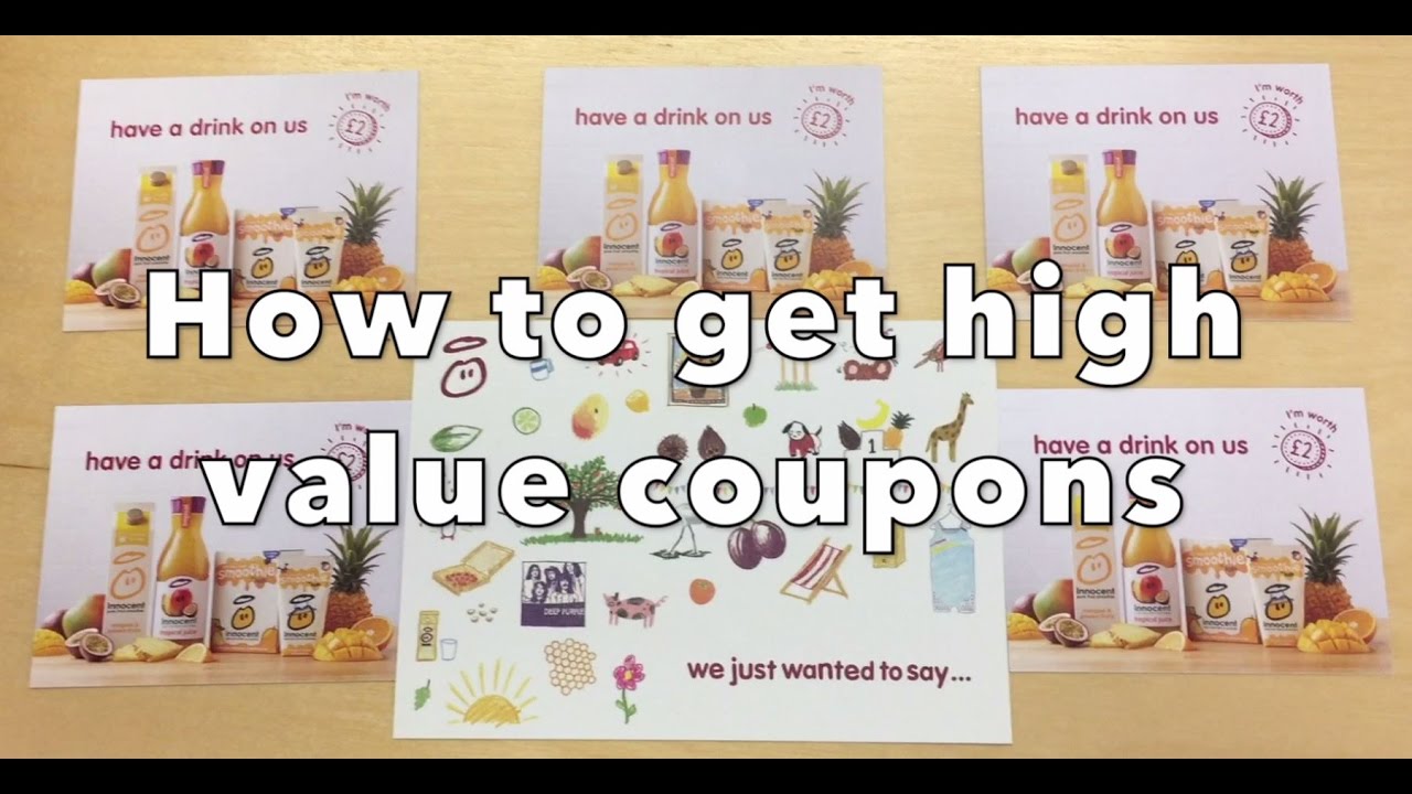 How to get more high-value coupons! - YouTube
