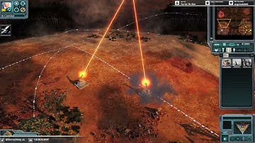 C&C Red Alert 3 Generals Evolution Mod BETA 0.2 2v2 Skirmish - Med AI - Fallen Empire Map