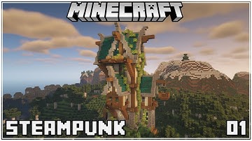 Minecraft Build Montage | 1 | Steampunk House