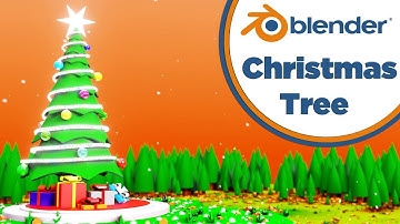 Blender 2.82 - How to Make a Christmas Tree
