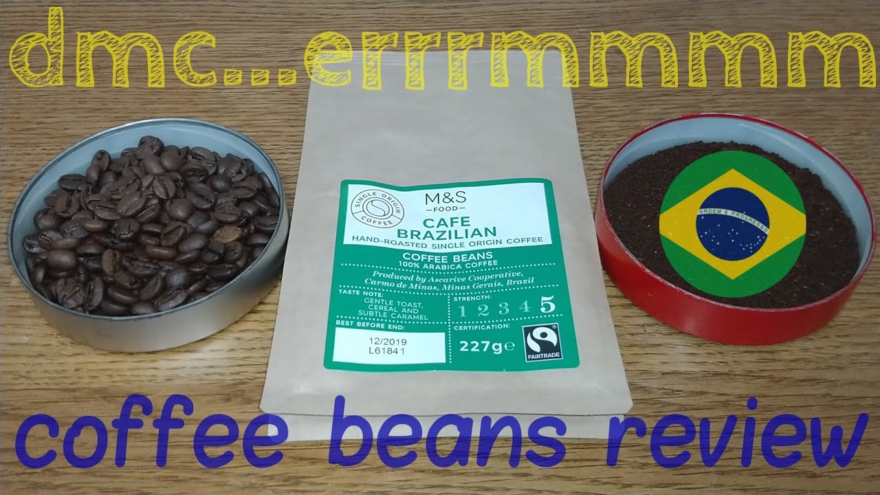 M&S Cafe Brazilian Coffee Beans Review. YouTube