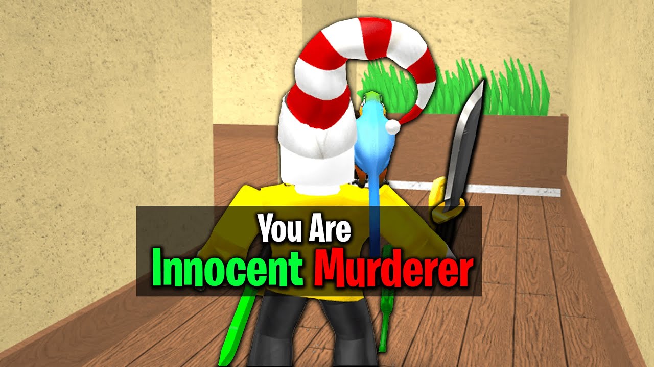 Roblox Murder Mystery 2 How To Get Murderer While Innocent Youtube - only a murderer roblox murder mystery 2 youtube