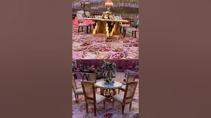 Grand Wedding Sitting Arrangement Decor || Vivanta Event Management ||Dm For Order 👍👍#shorts#wedding