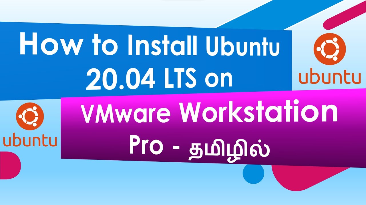 How To Install Ubuntu On VMware Workstation Pro In Tamil - YouTube