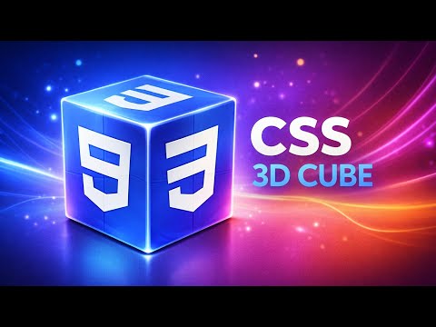 CSS ka Secret Trick – 3D Cube in 2 Minutes! 😱 #css  #3dcube #coding #cssanimation #python