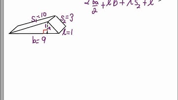 triangular prism 2 different slopes