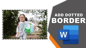 How to add dotted border to image in word