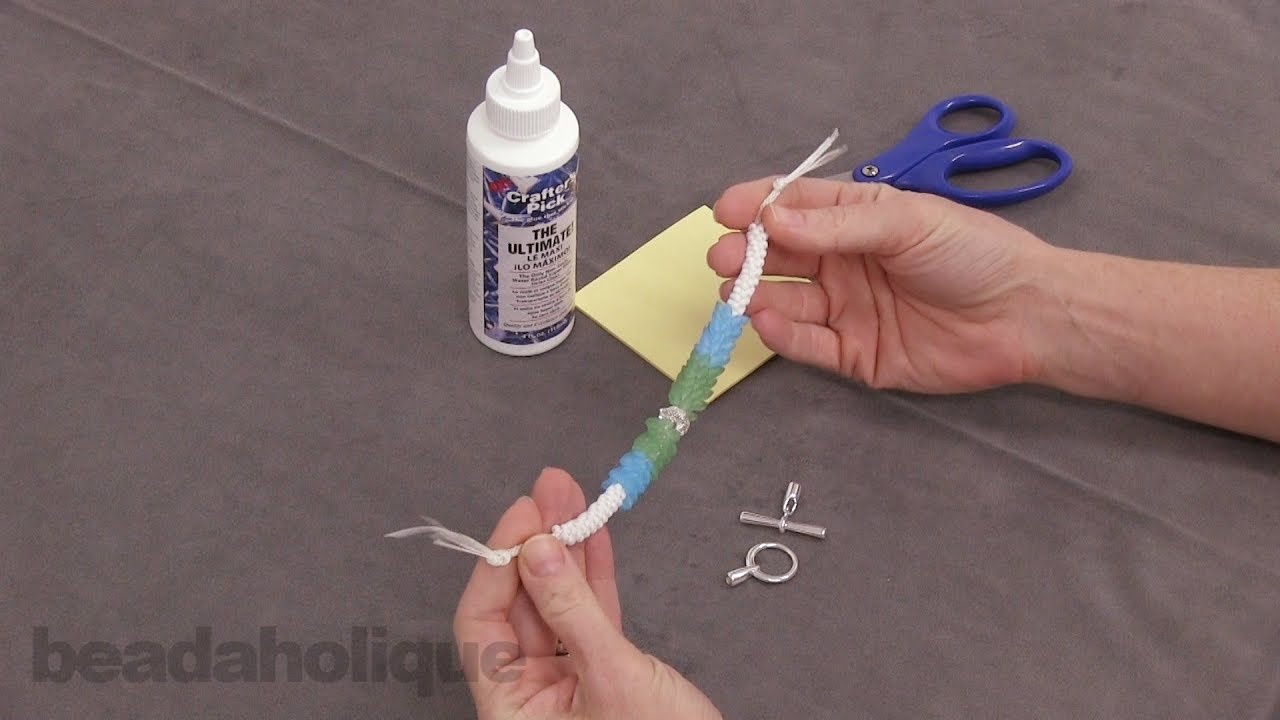 How to Finish Kumihimo Braid Ends with Glue