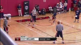 USA Basketball Training Camp 2015 Pound Shooting Drills With Monty Williams
Channel got demonetized. Click on the link and become a Patreon today and support us creating good quality content frequently
https://www.patreon.com/basketballprosworkouts
Monty Williams works with Chris Paul Russell Westbrook and Kevin Durant on some jump shot and step back drills.. Westbrook gets mad at Williams
I do not claim ownership or makin money from this video.
All rights reserved by copyright owners. USA Basketball Training Camp 2015 Pound Shooting Drills With Monty Williams