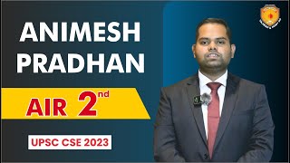 Animesh Pardhan AIR 2 IAS Topper | UPSC Result 2023 | Vajirao & Reddy Institute