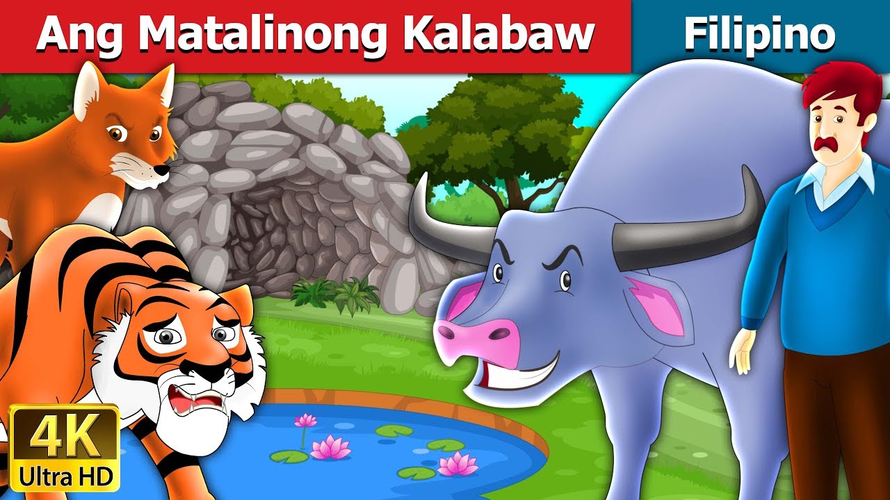 Ang Matalinong Kalabaw  Intelligent Buffalo in Filipino  FilipinoFairyTales