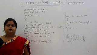 C Program to Reverse a String Hindi/Urdu