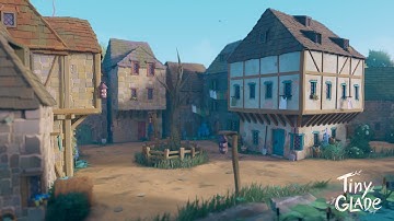 Tiny Glade - Medieval Village and Castle - Speed Build