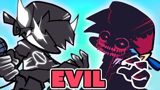 FRIDAY NIGHT FUNKIN' mod EVIL Boyfriend vs BF DAY 2!