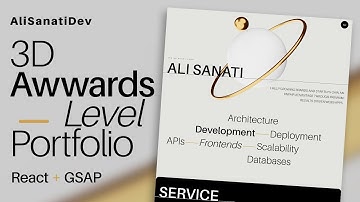 Build Your Dream 3D Dev Awwwards Portfolio in 2 hours