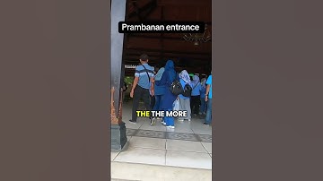 Finally arriving to Prambanan here in Yogyakarta Indonesia, really excited! #travel
