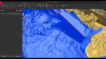 Cyclone 3DR: Modify a mesh according to polylines
