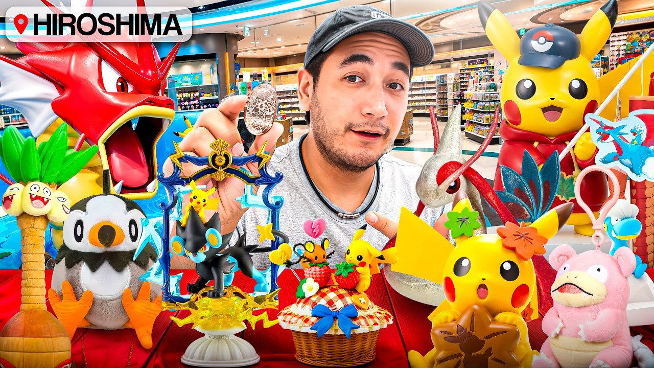 ¡Todo lo que Encontré en el Pokémon Center de Hiroshima!