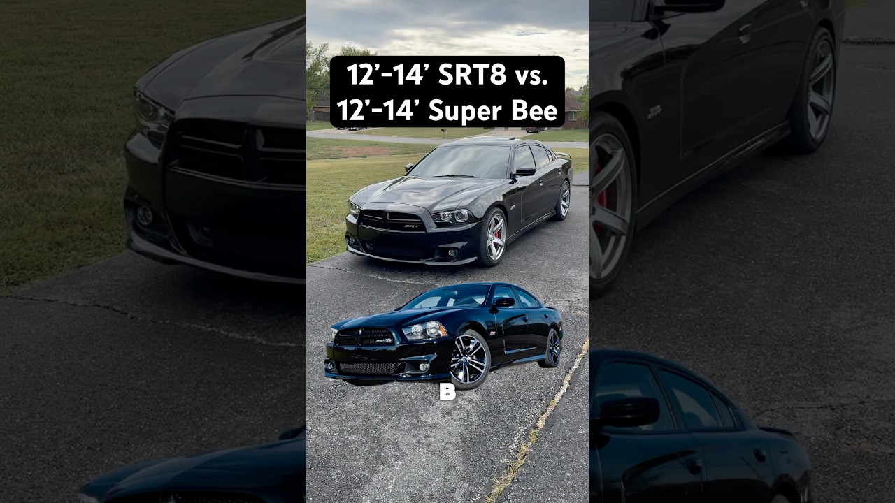 2012-2014 Dodge Charger SRT8 vs. 2012-2014 Dodge Charger Super Bee 