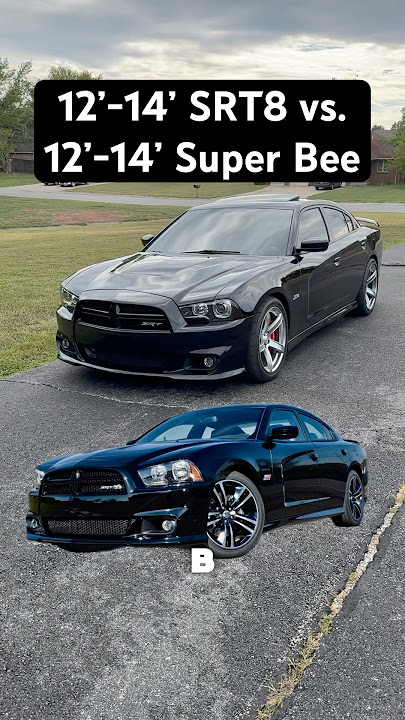 2012-2014 Dodge Charger SRT8 vs. 2012-2014 Dodge Charger Super Bee #mopar #hemi #392 #v8 #stellantis