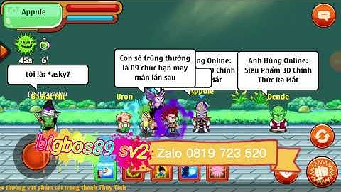 Chiến cùng bigbos89 cltx và các dubai nhận cái kết |bigbos89 sv2| Ngọc Rồng online