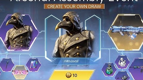 Arsenal Assembly Event Trying 3 Spins | CREATE YOUR OWN DRAW CODM