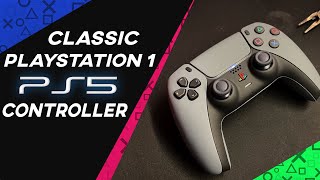 Retro PlayStation 1 Inspired PS5 Controller Skin