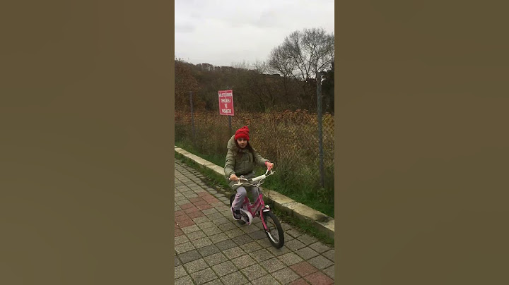 Bisikletimle park turu :)