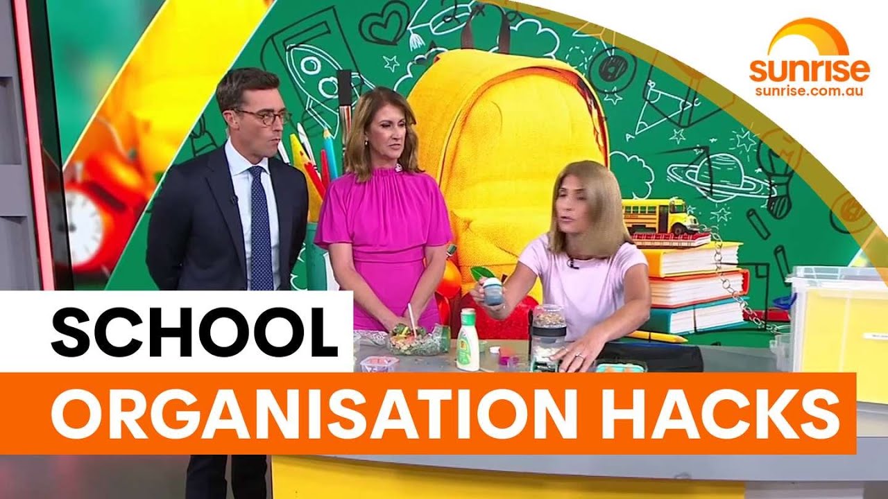 Back-to-school organisation hacks for parents | Sunrise