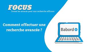 BABORD+ : La recherche avancée