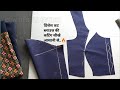 Princess cut Blouse Cutting Full Tutorial by SPW DESIGN STUDIO | प्रिन्सेस कट ब्लाऊज कटिंग 