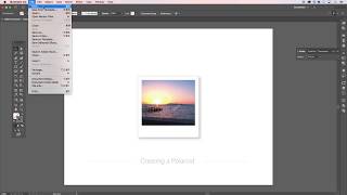 Adobe Illustrator - Creating a Polaroid screenshot 4