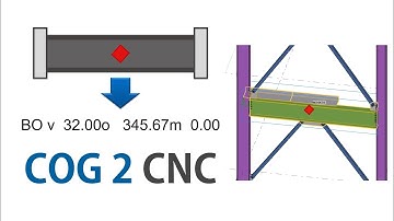 Keyack Tech - Center of Gravity to CNC Files in Tekla Structures