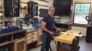 Dust Free Wood Shop Tour  Featuring Custom Mobile Bases and Cavity Storage!