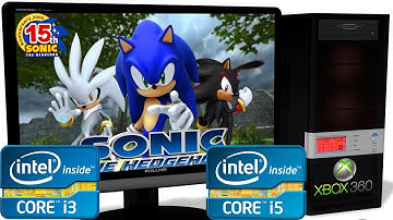 XENIA Xbox 360 Emulator - Sonic the Hedgehog. Core i3 VS Core i5. Performance Test #2