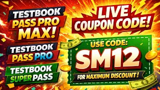 Testbook Pass Pro Coupon Code 2026🔥 | Testbook PassPro Max Discount Code | Testbook Offer Today