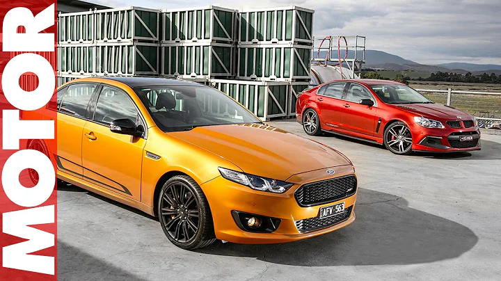 HSV Clubsport LSA vs Ford Falcon XR8 Sprint drag race | MOTOR