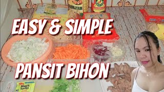 Easy Simple Pansit Behon How To Cook Pansit Behon My Version Jenelyn Channel