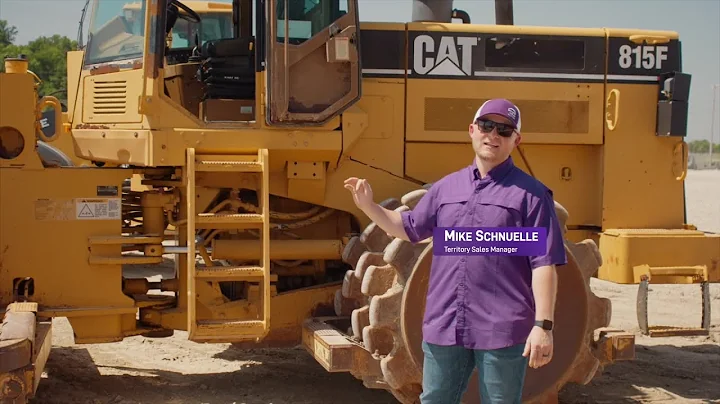 2004 Caterpillar 815F soil compactor | Neuvirth Construction - Purple Wave Auction