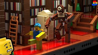 ROBLOX DOORS: I made a HUGE LEGO set of the Library (Room 50) with