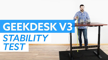 GeekDesk v3 Stand Up Desk Wobble and Rocking Test