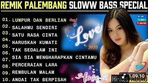REMIK PALEMBANG SLOWW BASS TERBARU || POP PILIHAN POPULER || PERCERAIAN LARA || POP SPESIAL 2025